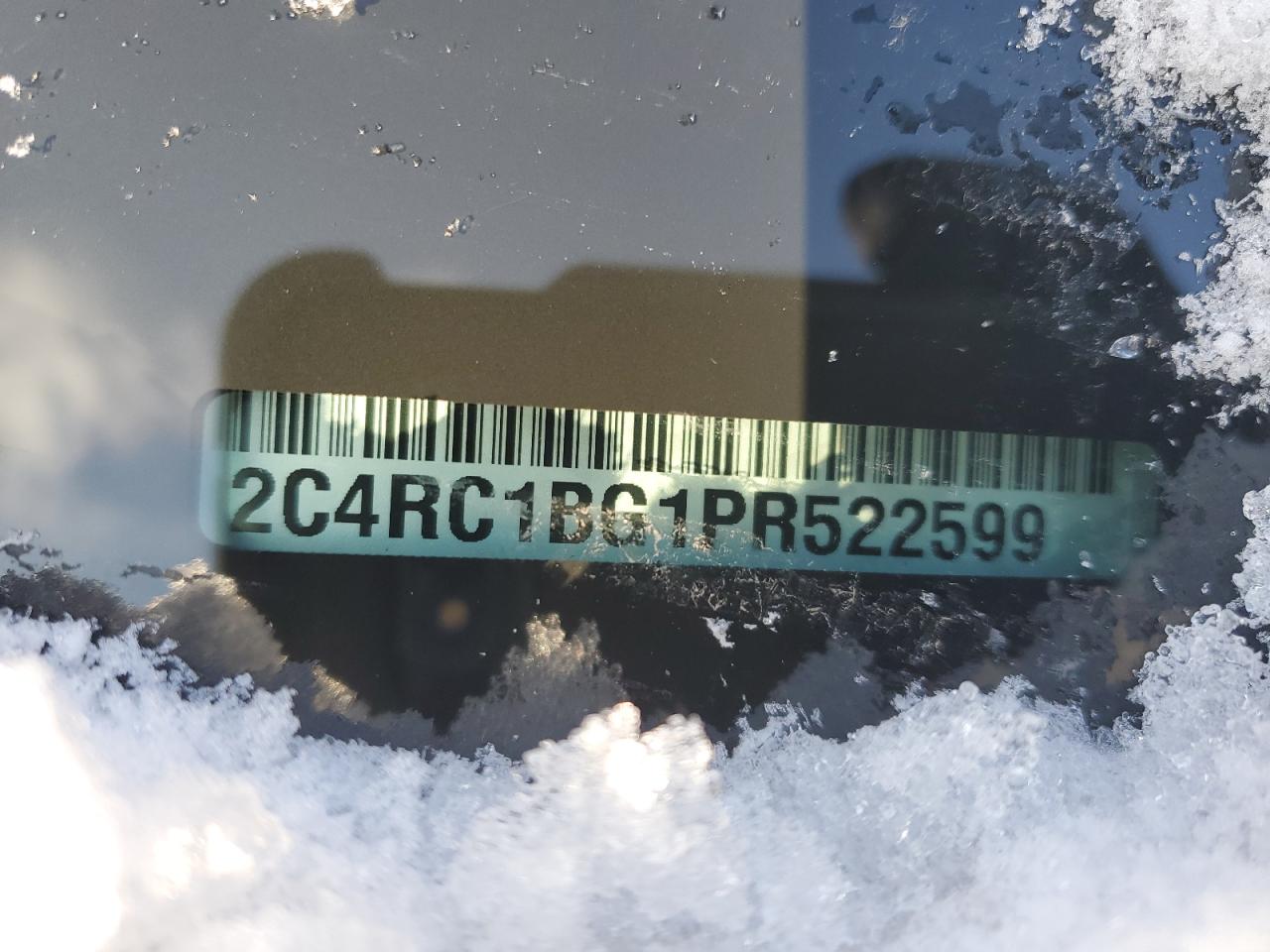 2023 CHRYSLER PACIFICA TOURING L VIN:2C4RC1BG1PR522599