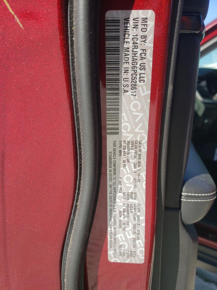 2023 JEEP GRAND CHEROKEE LAREDO VIN:1C4RJHAG6PC528617