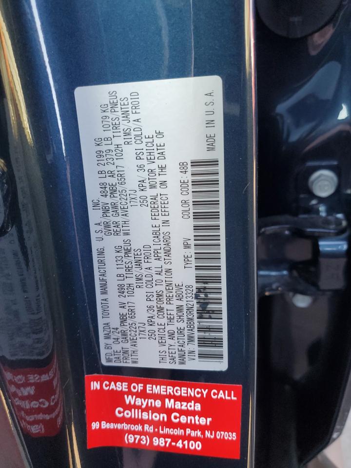 2024 MAZDA CX-50 PREFERRED VIN:7MMVABBM3RN213328
