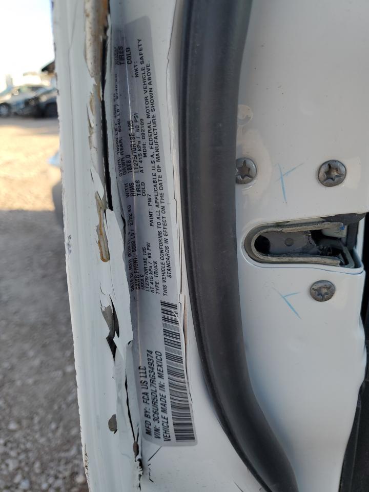 2024 RAM 2500 BIG HORN VIN:3C6UR5DL7RG349374