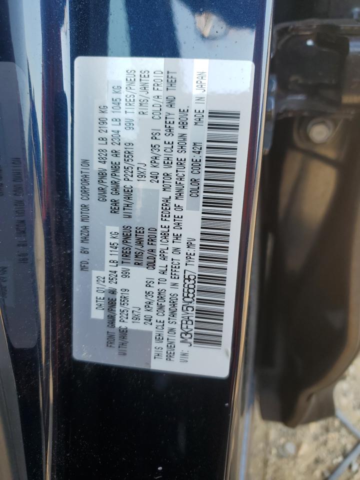 2022 MAZDA CX-5 VIN:JM3KFBAY5N0556357