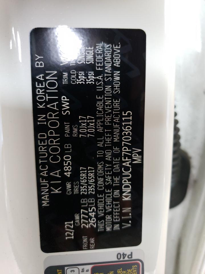 2023 KIA SPORTAGE LX VIN:KNDPUCAF7P7036115