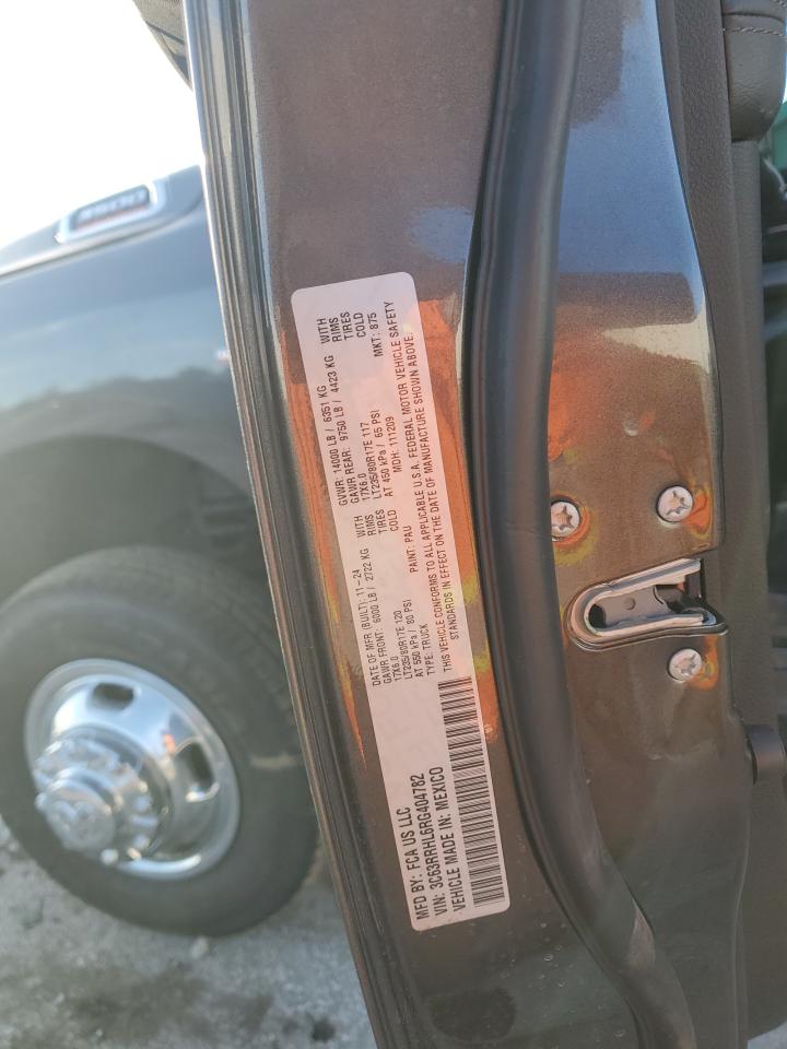 2024 RAM 3500 BIG HORN VIN:3C63RRHL6RG404782
