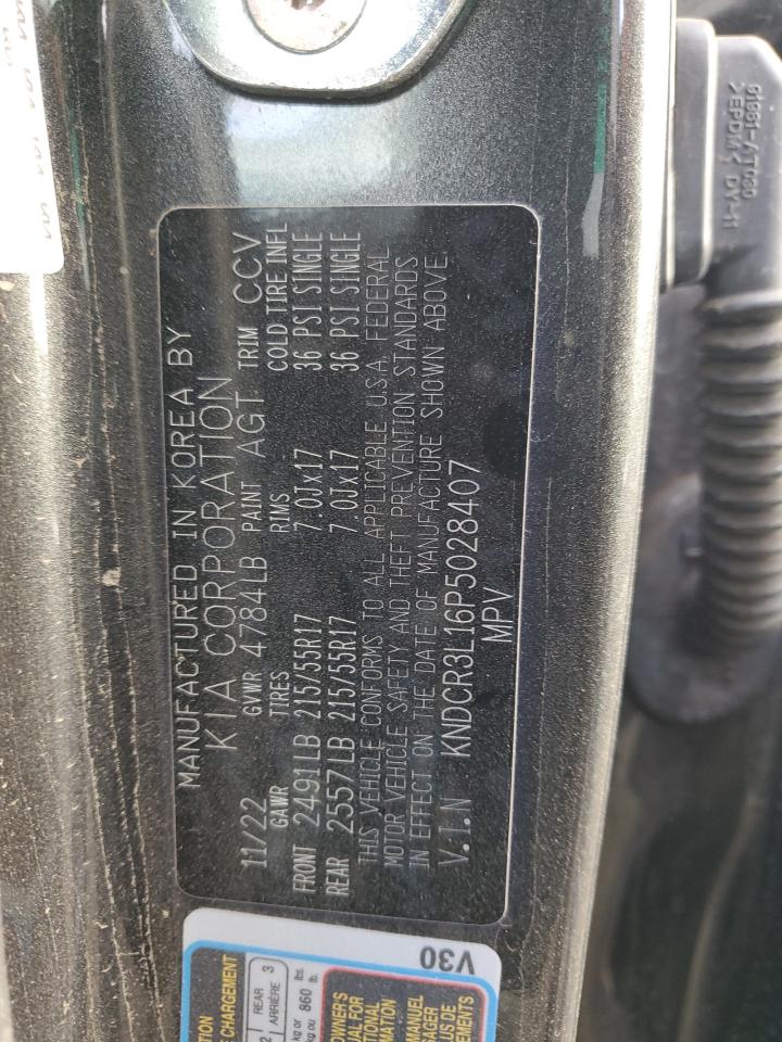 2023 KIA NIRO WIND VIN:KNDCR3L16P5028407