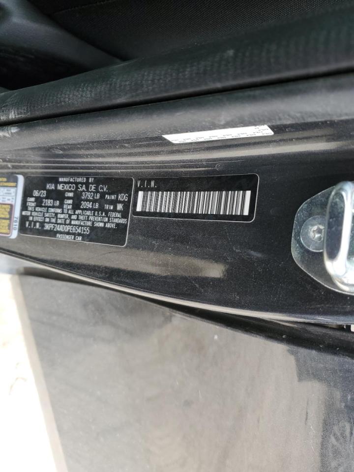 2023 KIA FORTE LX VIN:3KPF24AD0PE654155