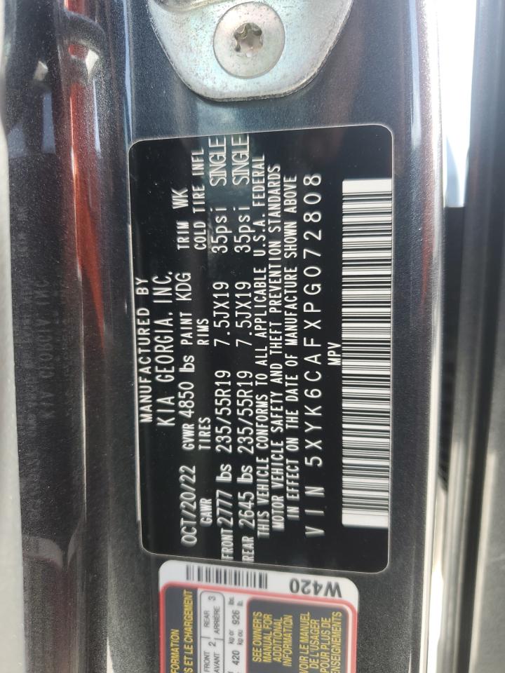 2023 KIA SPORTAGE X LINE VIN:5XYK6CAFXPG072808