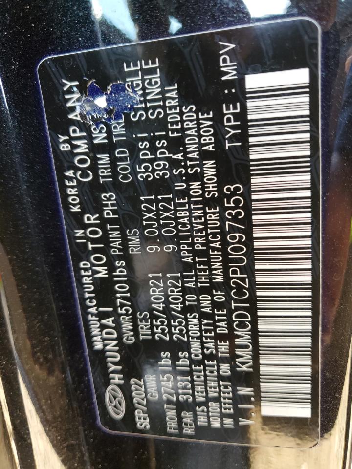 2023 GENESIS GV70 BASE VIN:KMUMCDTC2PU097353