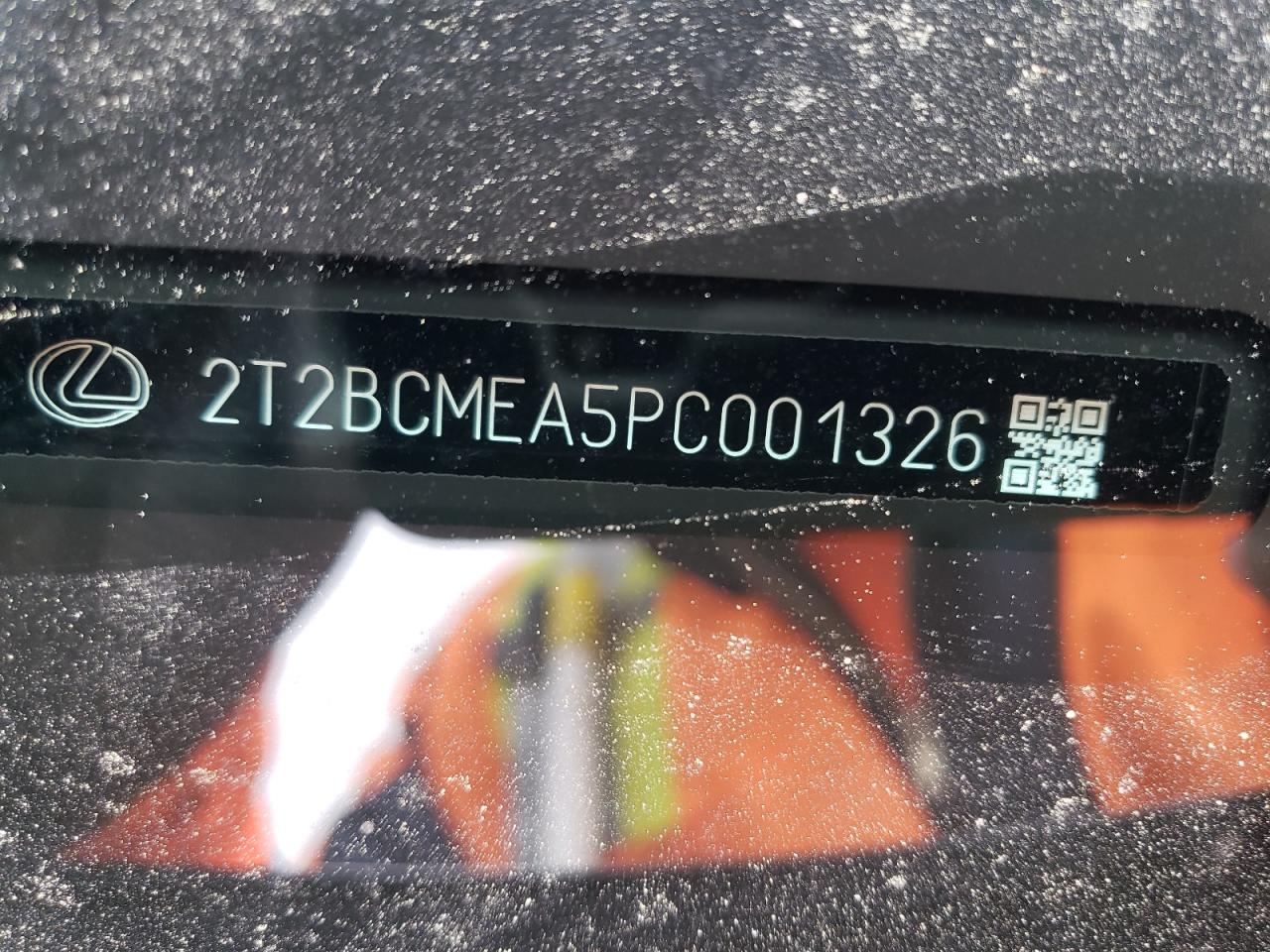 2023 LEXUS RX 500H F SPORT VIN:2T2BCMEA5PC001326