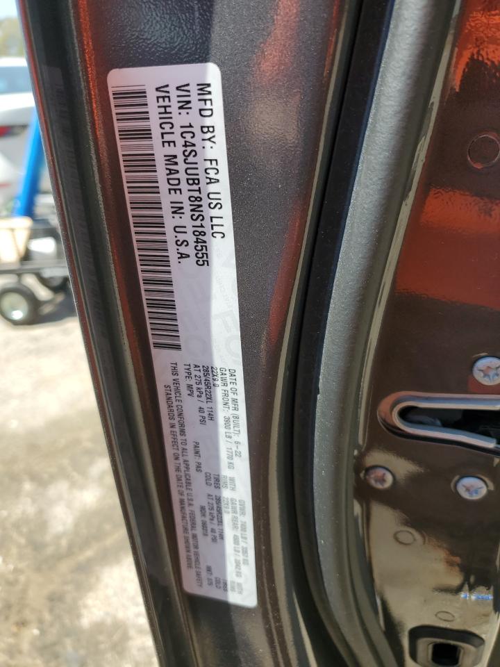 2022 JEEP WAGONEER SERIES II VIN:1C4SJUBT8NS184555