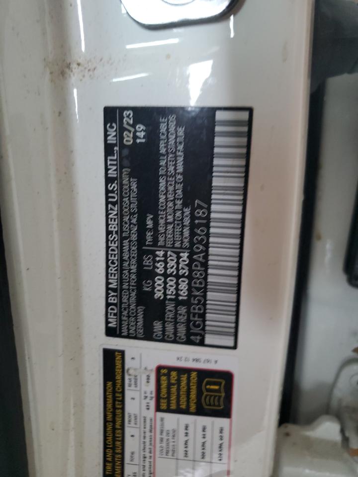 2023 MERCEDES-BENZ GLE 450 4MATIC VIN:4JGFB5KB8PA936187