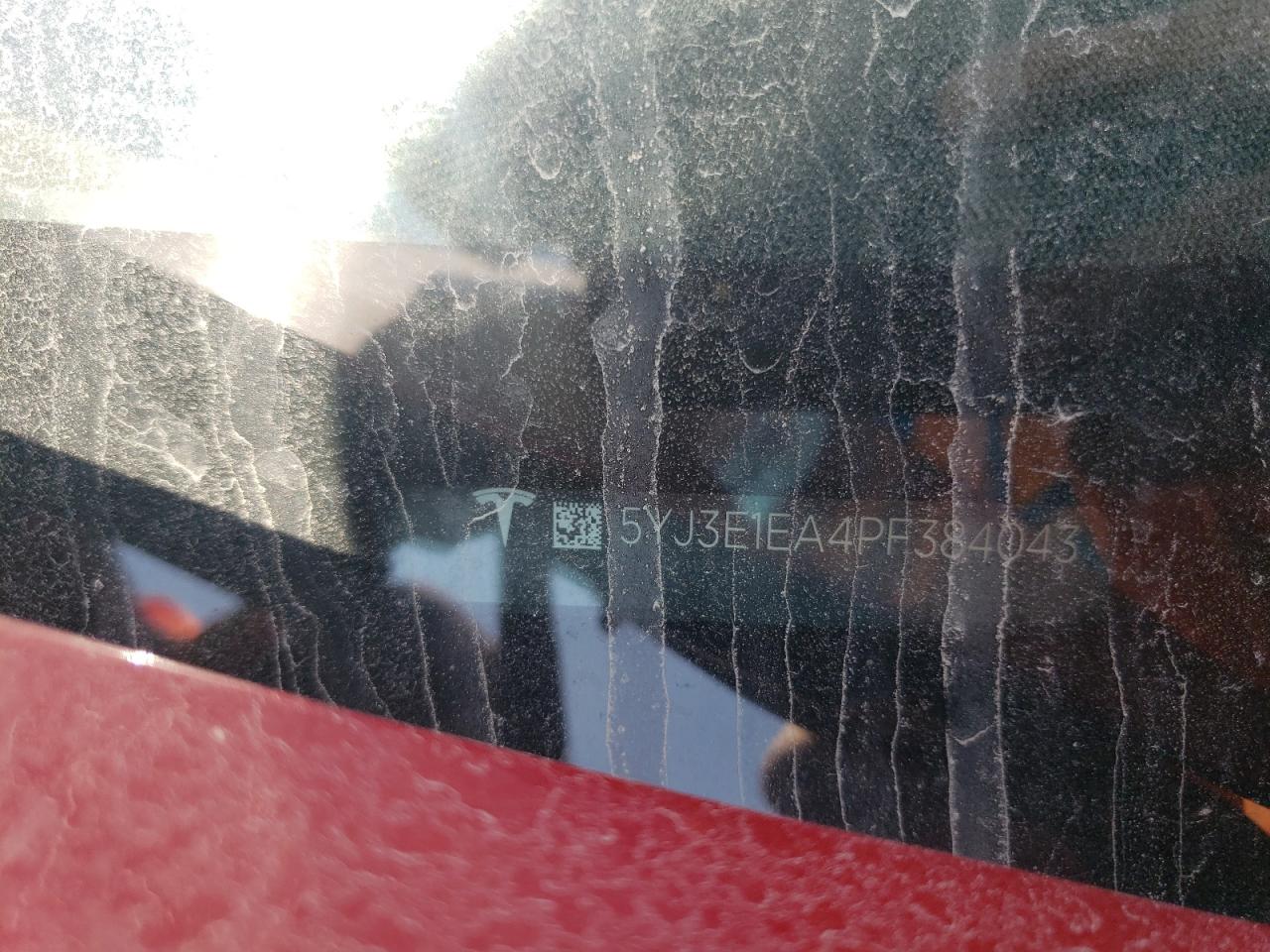 2023 TESLA MODEL 3 VIN:5YJ3E1EA4PF384043