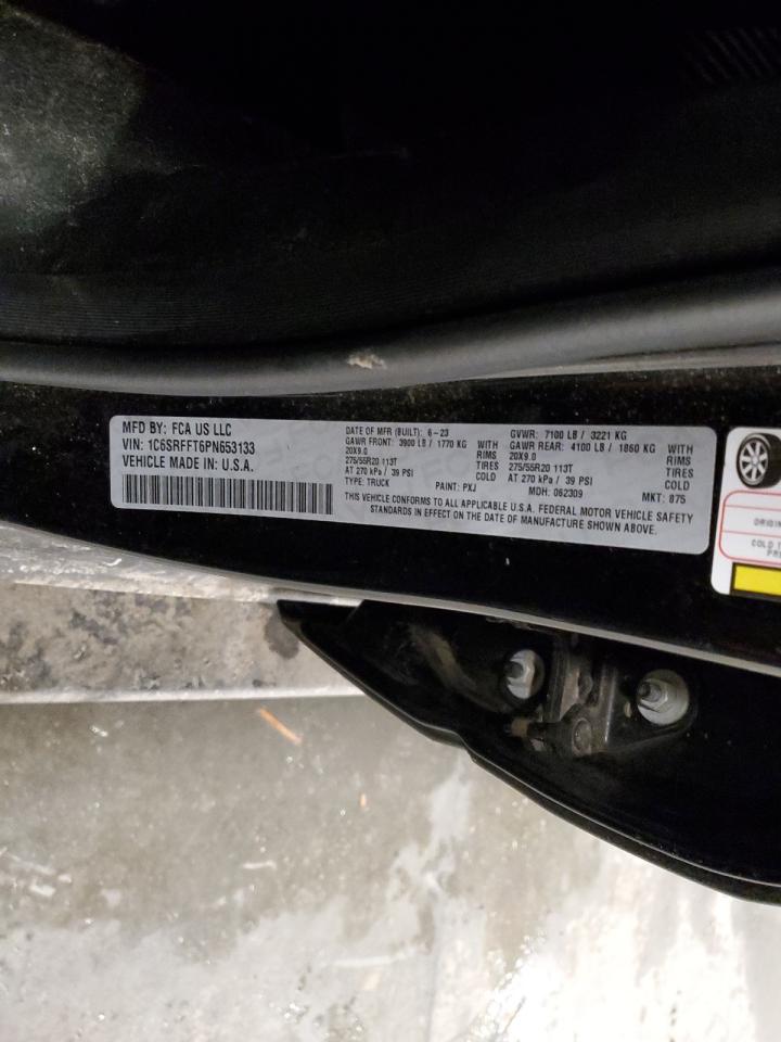2023 RAM 1500 BIG HORN/LONE STAR VIN:1C6SRFFT6PN653133