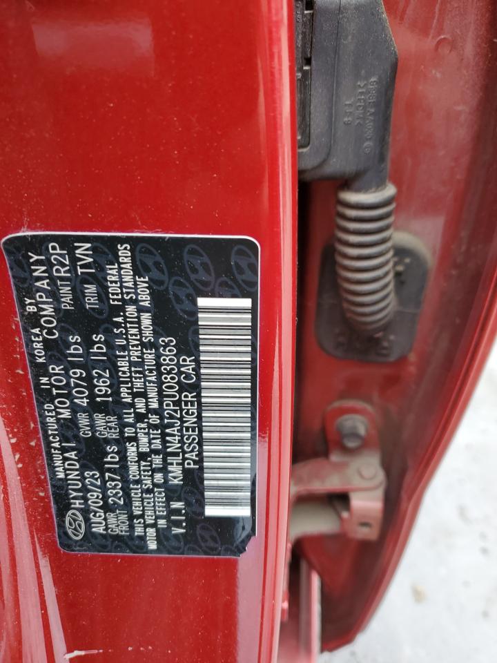 2023 HYUNDAI ELANTRA LIMITED VIN:KMHLN4AJ2PU083863