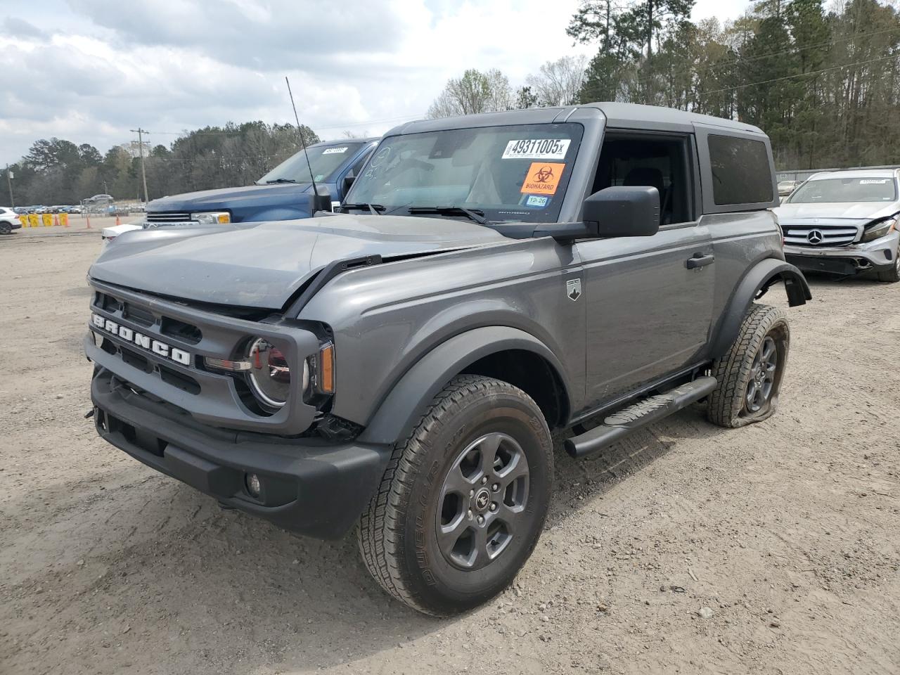 2024 FORD BRONCO BIG BEND VIN:1FMDE7AH0RLA55295