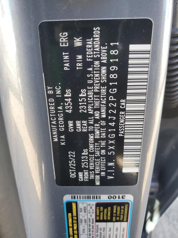 2023 KIA K5 LXS VIN:5XXG14J22PG189181