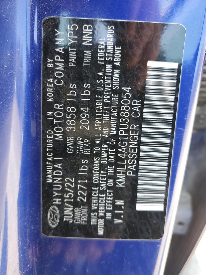 2023 HYUNDAI ELANTRA SE VIN:KMHLL4AG1PU388054