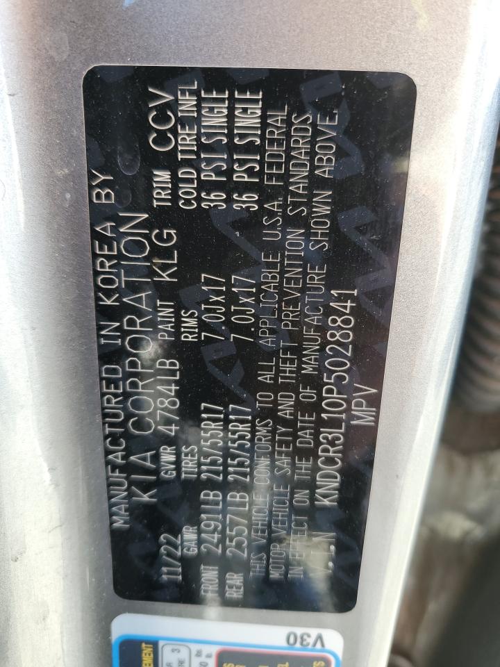 2023 KIA NIRO WIND VIN:KNDCR3L10P5028841