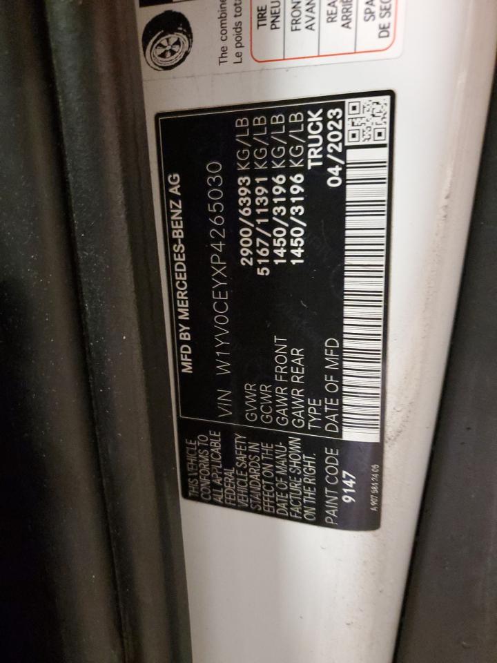 2023 MERCEDES-BENZ METRIS VIN:W1YV0CEYXP4265030