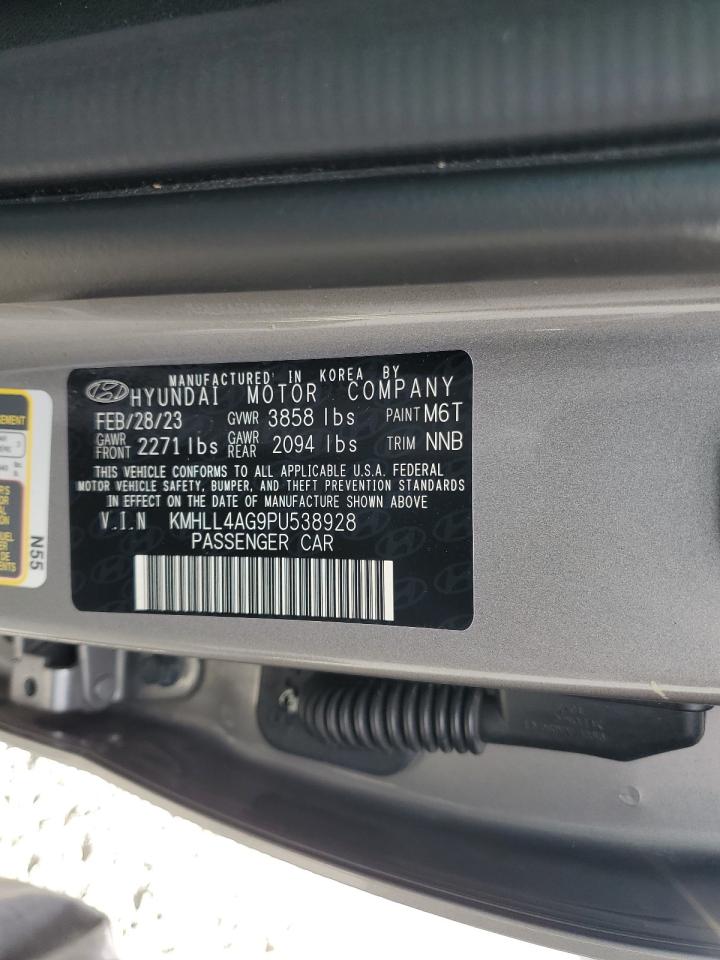 2023 HYUNDAI ELANTRA SE VIN:KMHLL4AG9PU538928