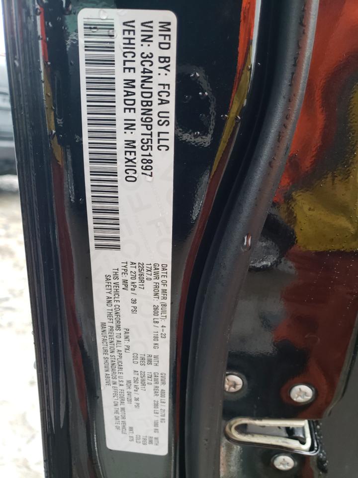 2023 JEEP COMPASS LATITUDE VIN:1FAHP2F84FG168639