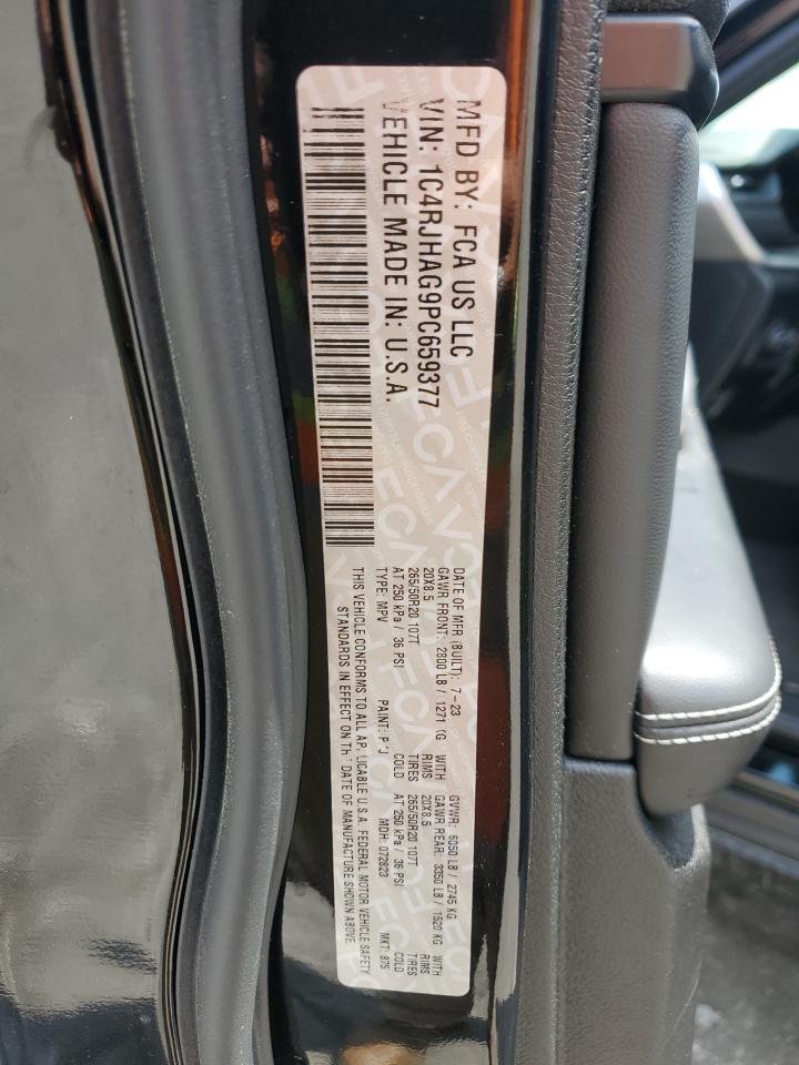 2023 JEEP GRAND CHEROKEE LAREDO VIN:1C4RJHAG9PC659377