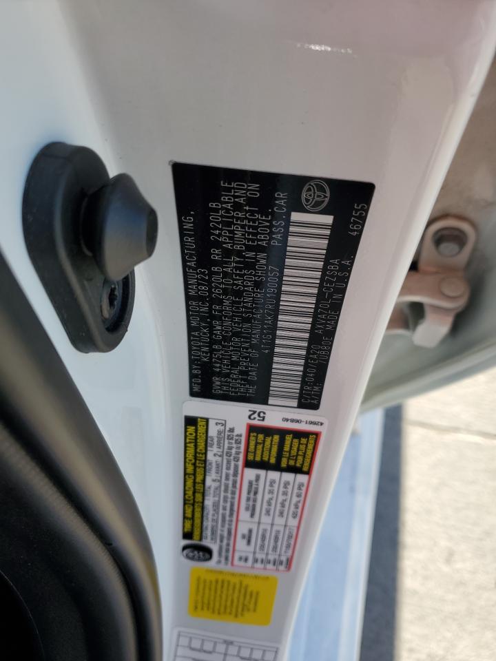 2024 TOYOTA CAMRY SE NIGHT SHADE VIN:4T1G11AK7RU190057