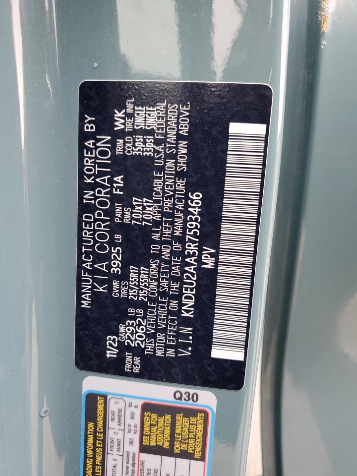 2024 KIA SELTOS S VIN:KNDEU2AA3R7593466