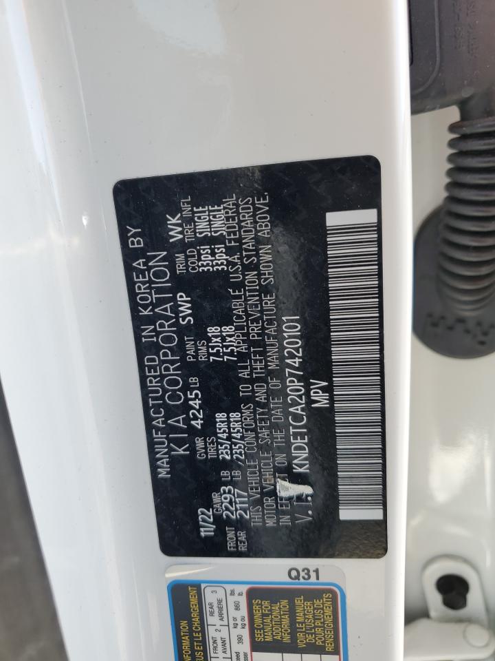 2023 KIA SELTOS SX VIN:KNDETCA20P7420101