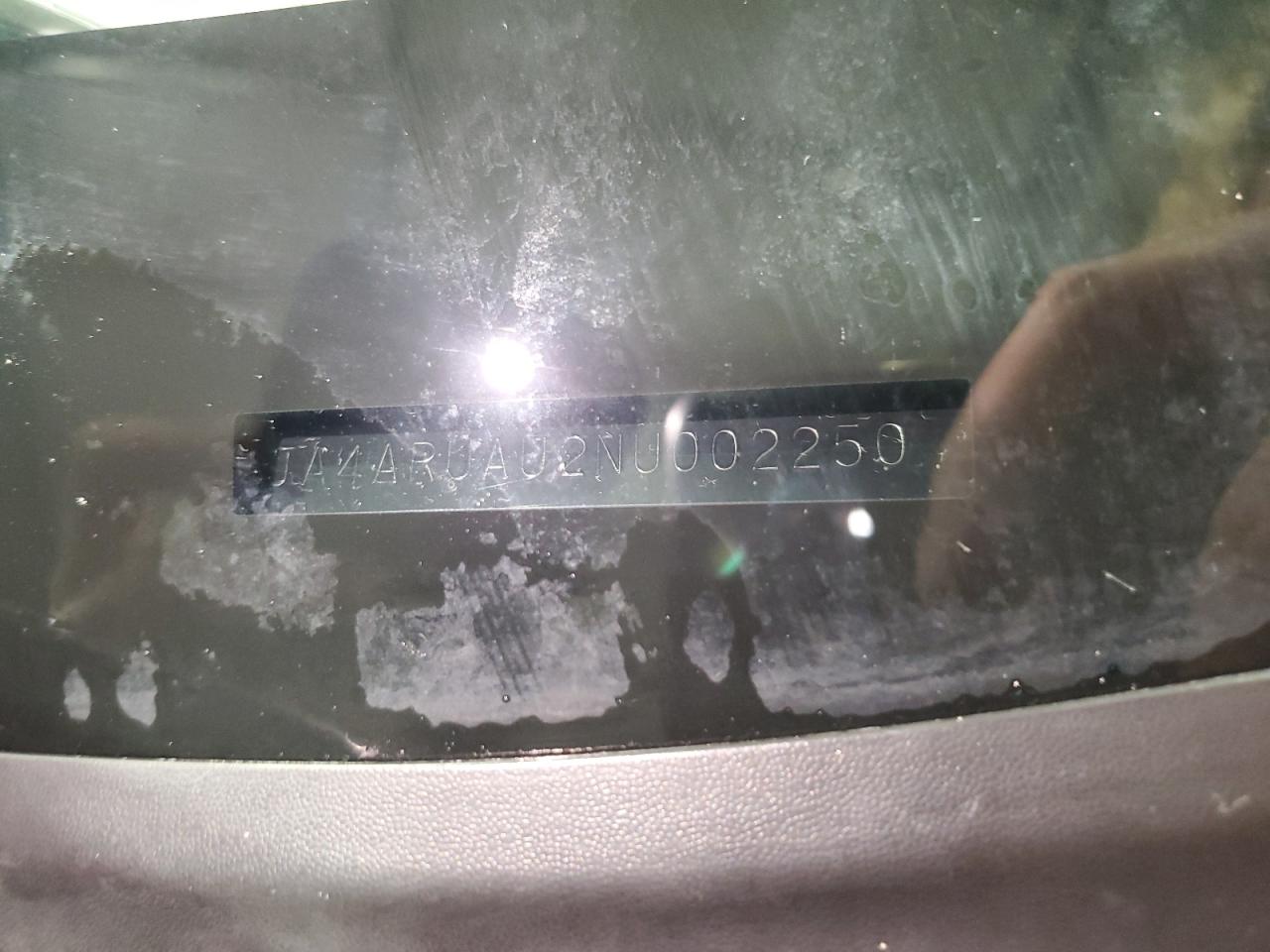 2022 MITSUBISHI OUTLANDER SPORT ES VIN:JA4ARUAU2NU002250