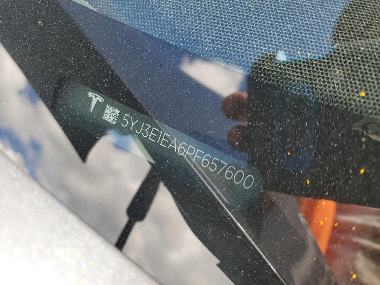 2023 TESLA MODEL 3 VIN:5YJ3E1EA6PF657600