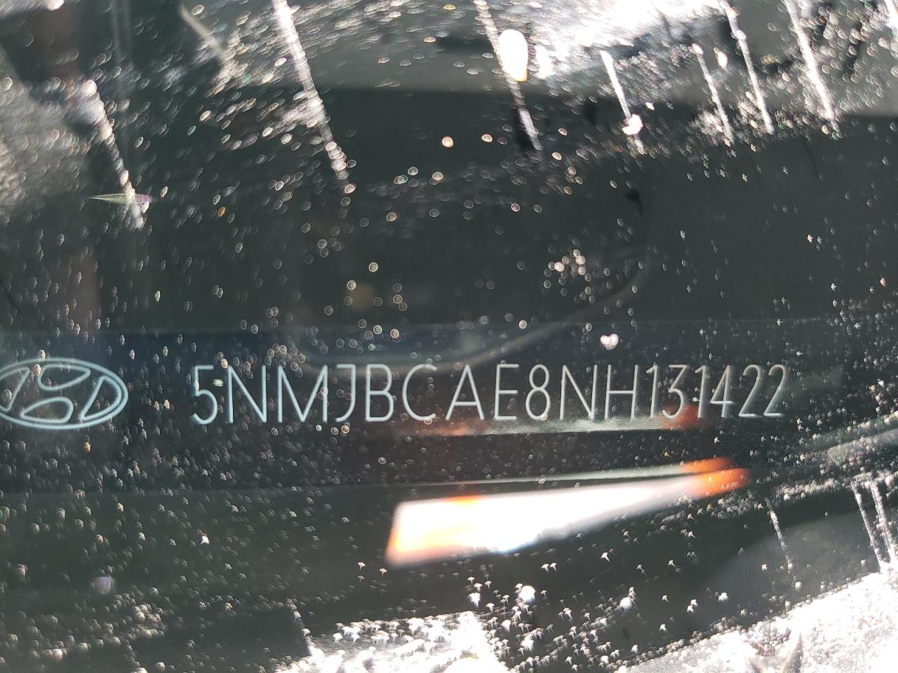 2022 HYUNDAI TUCSON SEL VIN:5NMJBCAE8NH131422