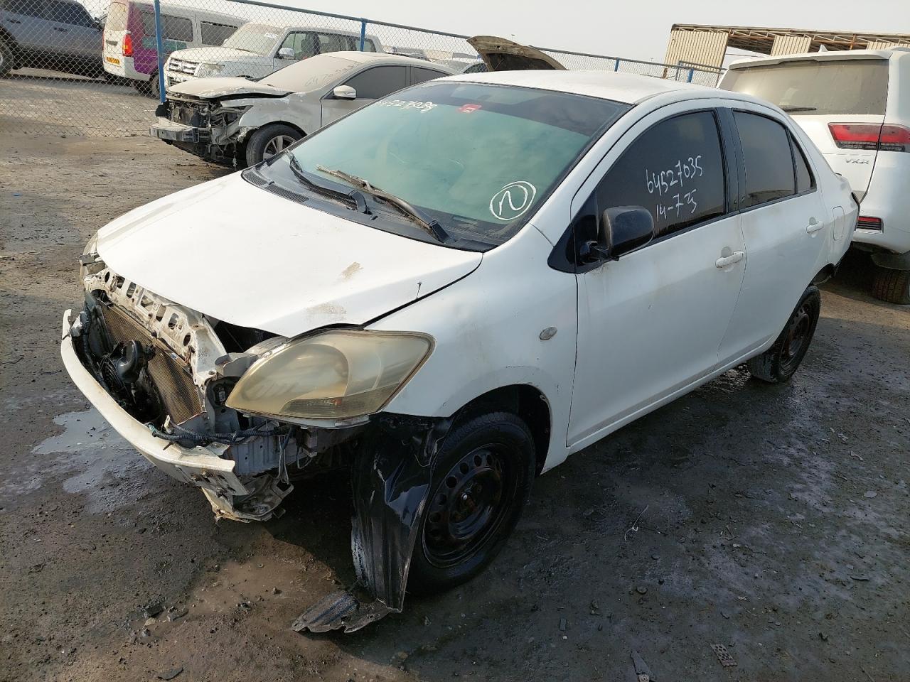 2008 TOYOTA YARIS VIN:JTDBW923881******