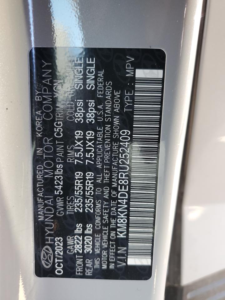 2024 HYUNDAI IONIQ 5 SEL VIN:KM8KN4DE8RU252409