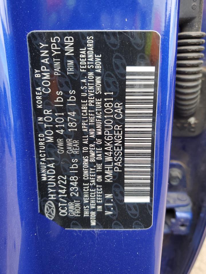 2023 HYUNDAI ELANTRA N VIN:KMHLW4AK6PU010811