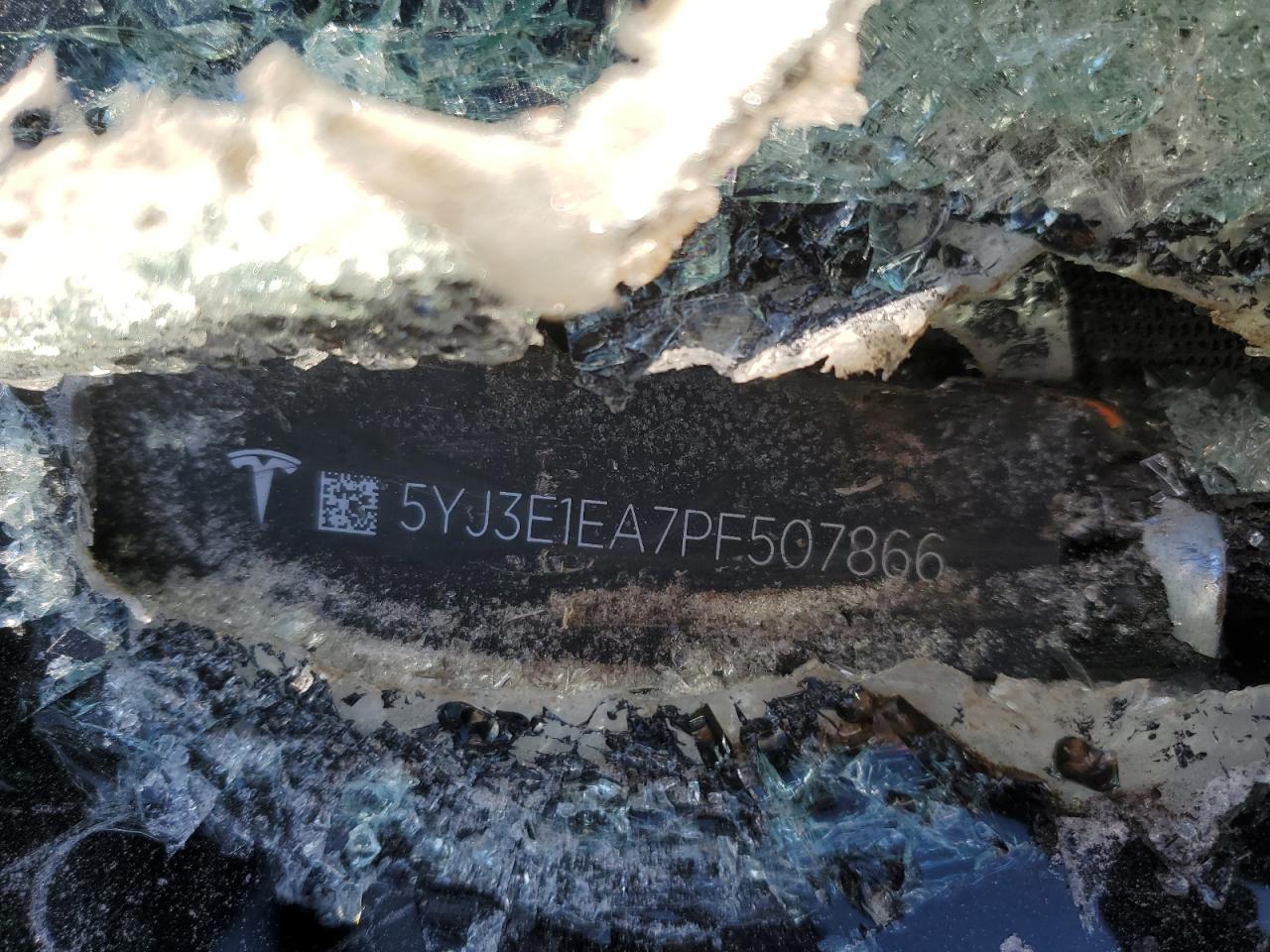 2023 TESLA MODEL 3 VIN:5YJ3E1EA7PF507866