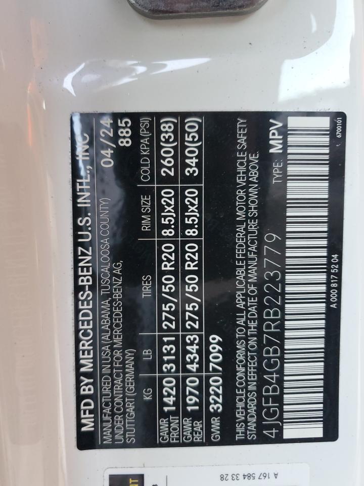 2024 MERCEDES-BENZ GLE 450E 4MATIC VIN:4T1BF1FK9FU085357