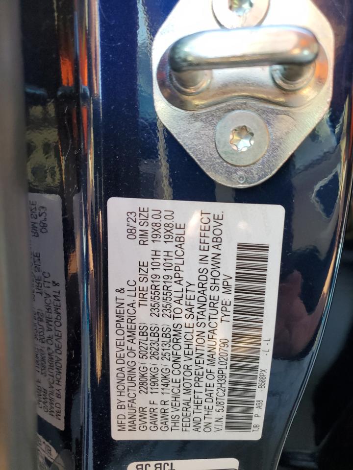 2023 ACURA RDX VIN:5J8TC2H39PL020790