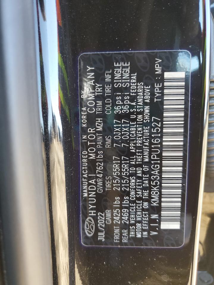 2023 HYUNDAI KONA LIMITED VIN:KM8K53AG1PU161527