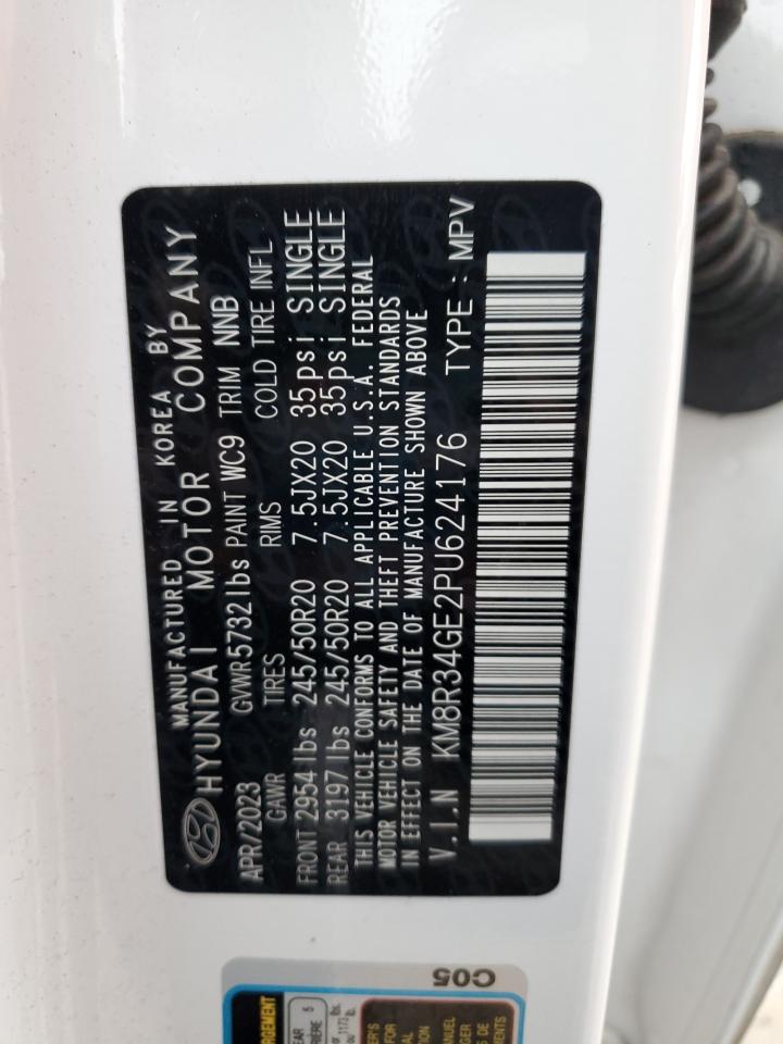 2023 HYUNDAI PALISADE XRT VIN:KM8R34GE2PU624176