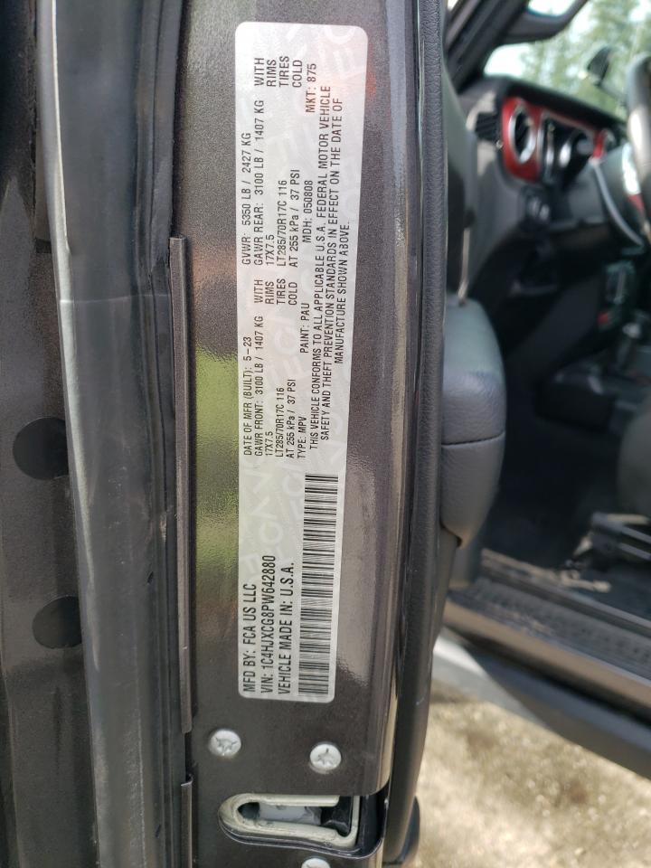 2023 JEEP WRANGLER RUBICON VIN:1C4HJXCG8PW642880