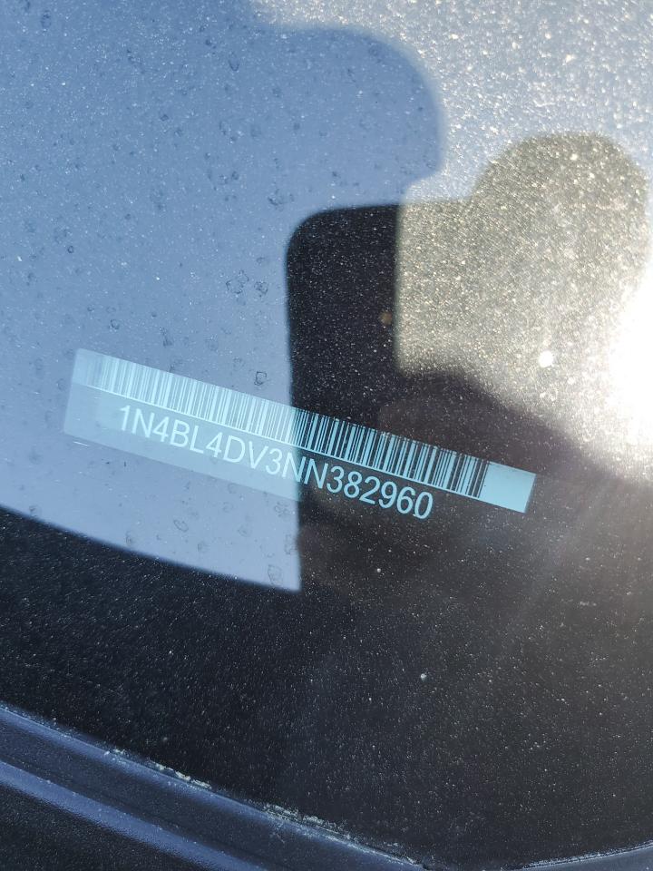 2022 NISSAN ALTIMA SV VIN:1N4BL4DV3NN382960