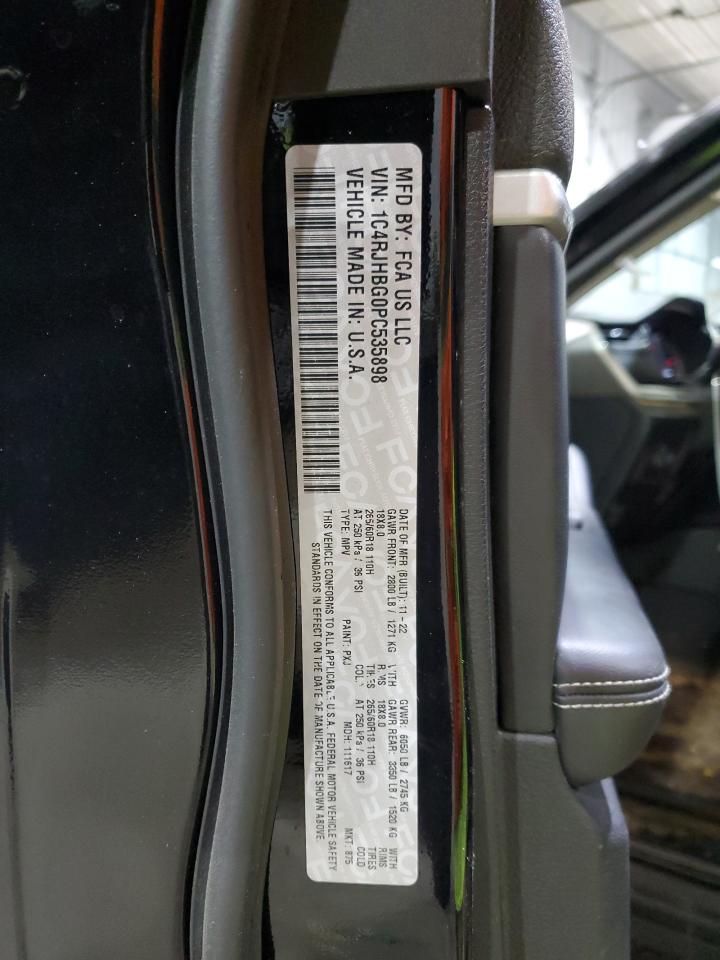 2023 JEEP GRAND CHEROKEE LIMITED VIN:1C4RJHBG0PC535898