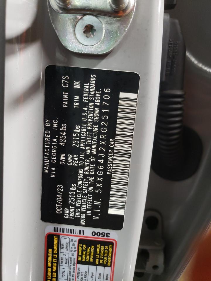 2024 KIA K5 GT LINE VIN:5XXG64J2XRG251706