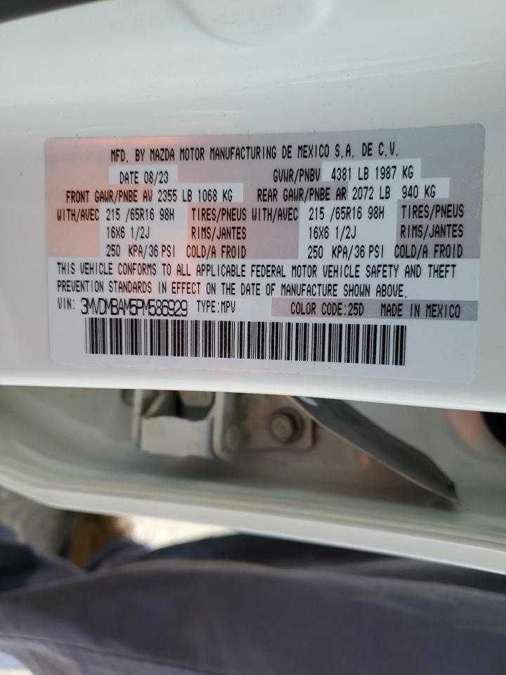 2023 MAZDA CX-30 VIN:3MVDMBAM5PM586929