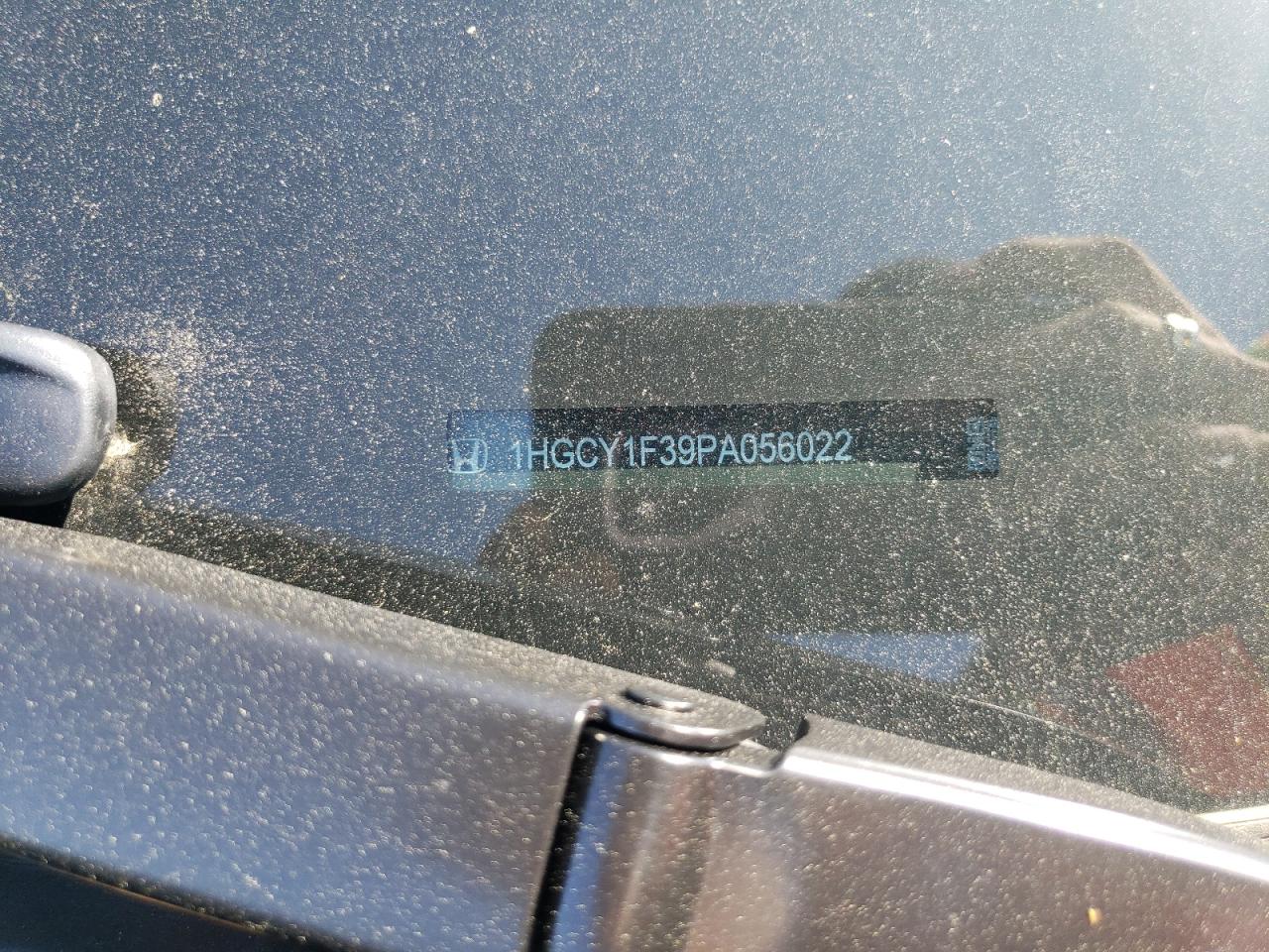2023 HONDA ACCORD EX VIN:1HGCY1F39PA056022