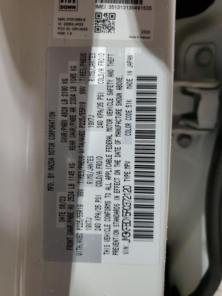 2024 MAZDA CX-5 PREMIUM VIN:1N6AD0FV3EN767134