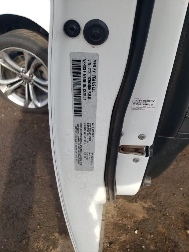 2022 DODGE CHARGER GT VIN:2C3CDXHG6NH183648