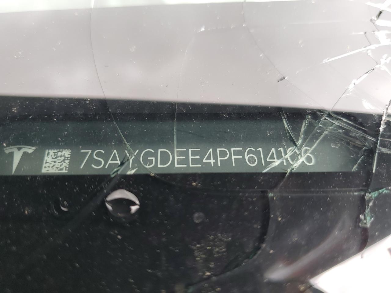 2023 TESLA MODEL Y VIN:7SAYGDEE4PF614106