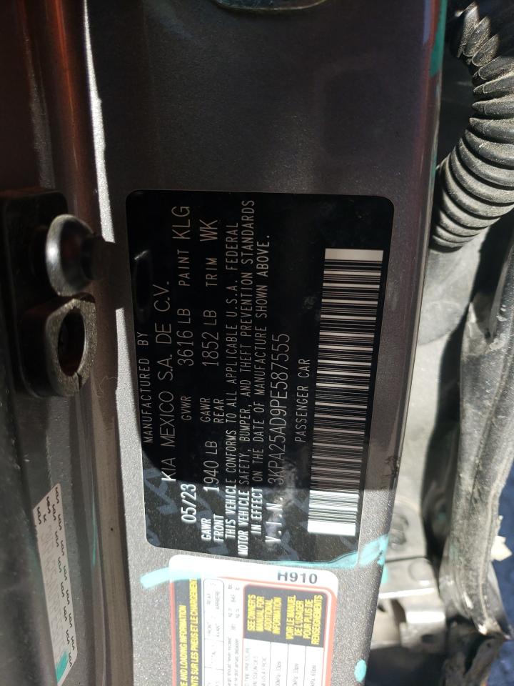 2023 KIA RIO S VIN:3KPA25AD9PE587555