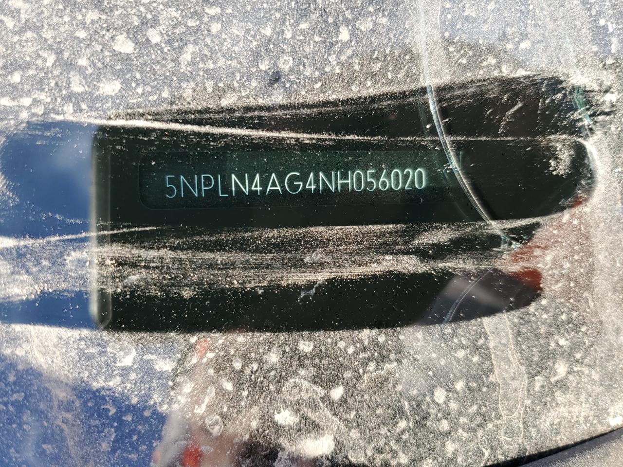 2022 HYUNDAI ELANTRA SEL VIN:5NPLN4AG4NH056020